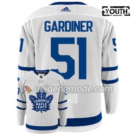 Kinder Eishockey Toronto Maple Leafs Trikot JAKE GARDINER 51 Adidas Weiß Authentic